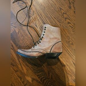 Women's Vintage Cowboy Ankle Boots